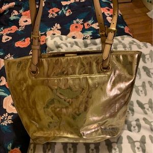 Gold MK bag